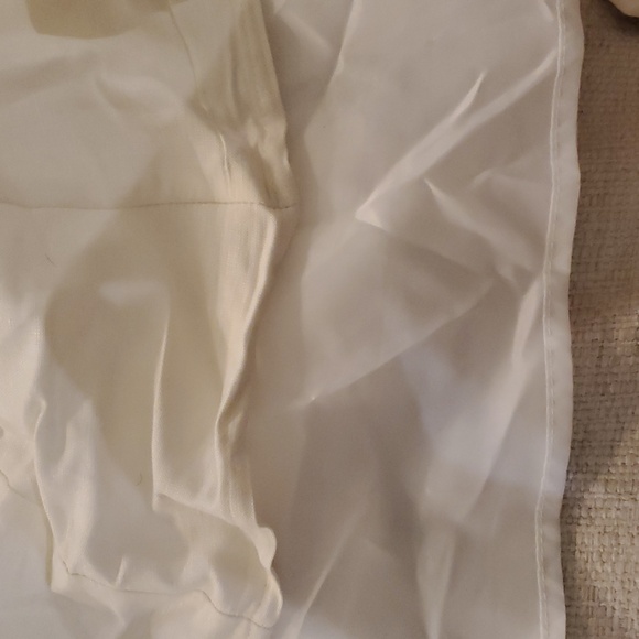 Off White Linen Skirt - Picture 4 of 4